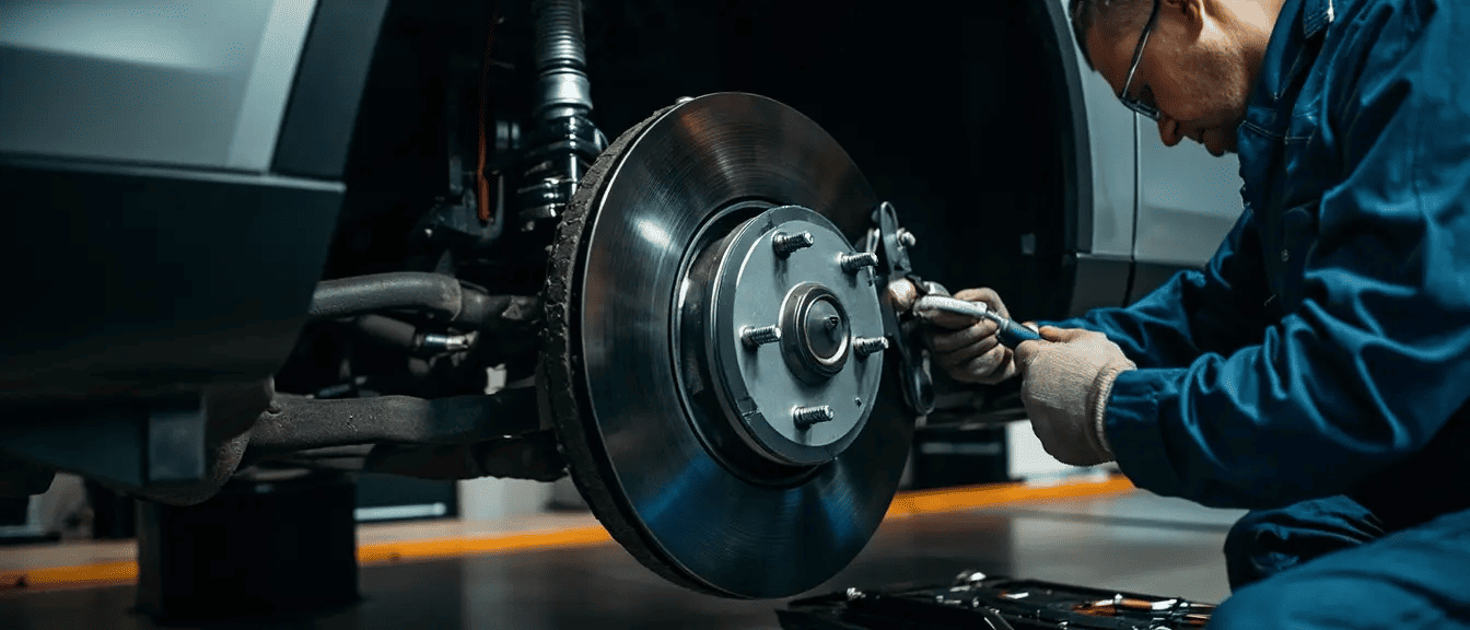 Замена стоек стабилизатора Land Rover